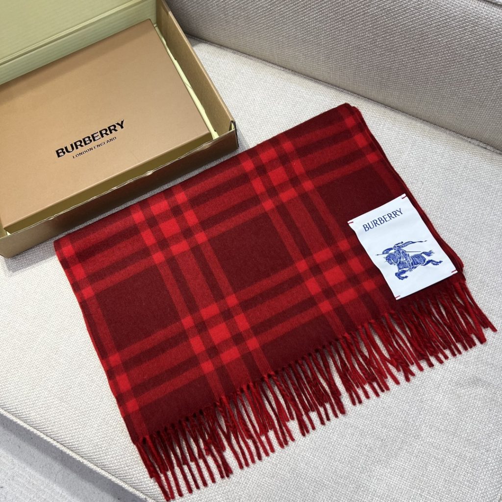 Burberry Checkered Knight Shawl