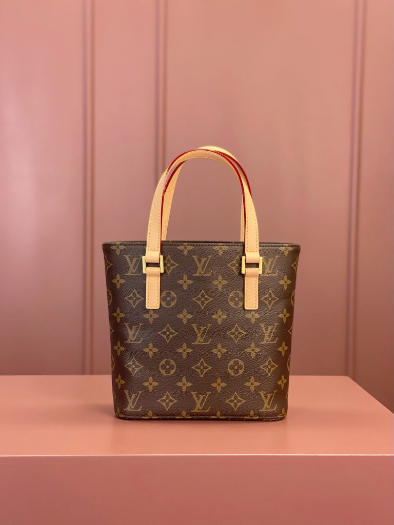 Louis Vuitton Vavin petit modèle en toile monogram et cuir naturel