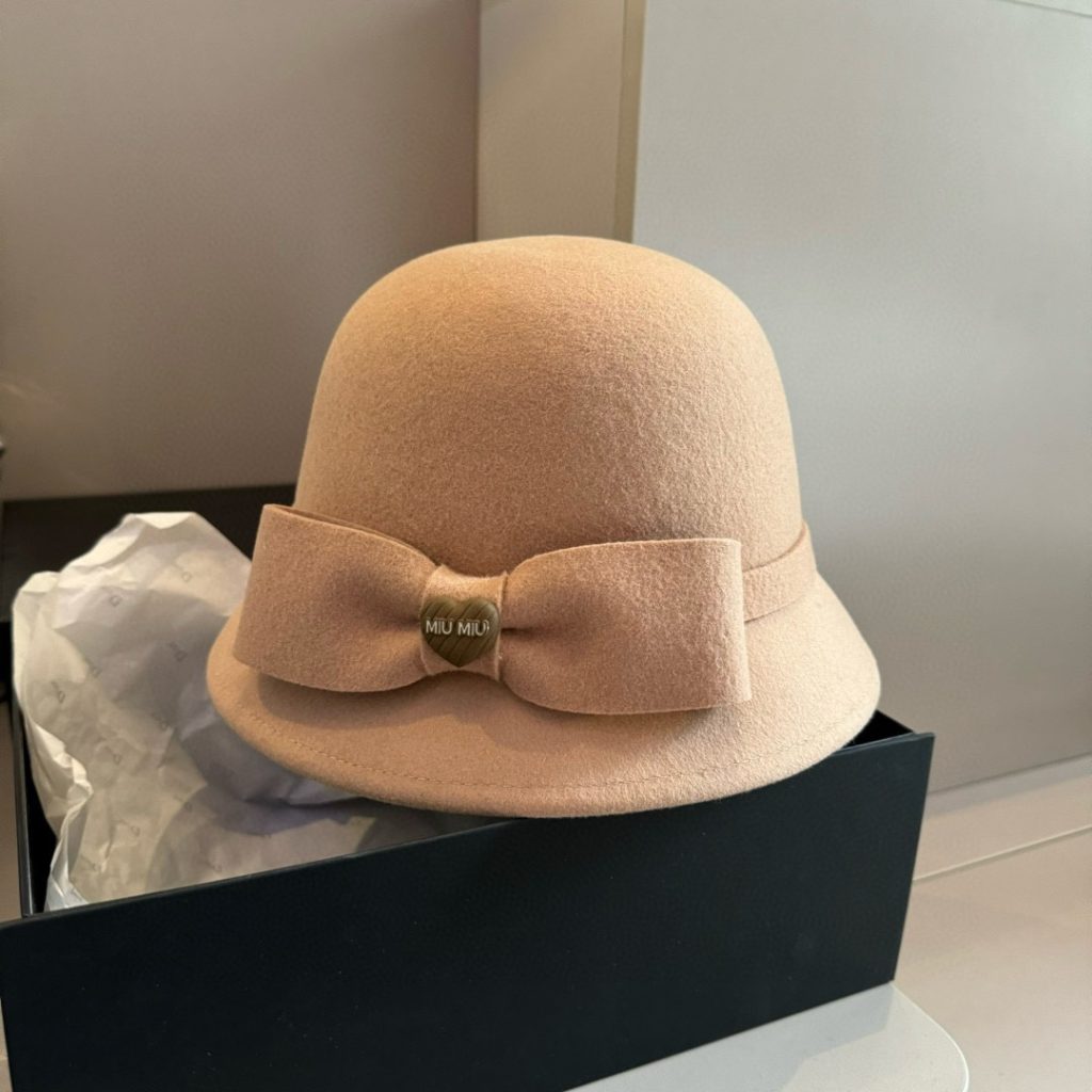 Miu Miu New Wool Bucket Hat