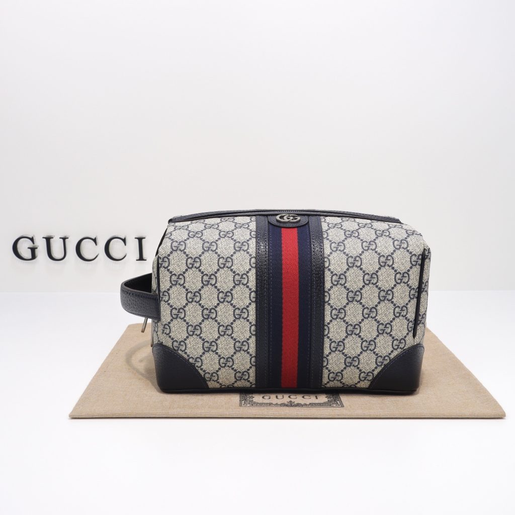 Gucci Savoy small toiletry case Blue