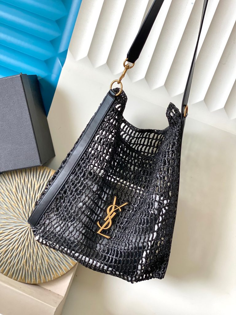 Saint Laurent Oxalis Woven Shoulder Bag