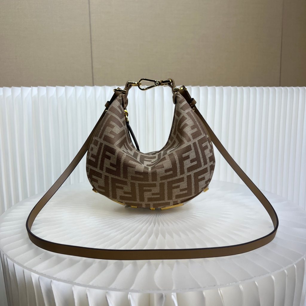 Fendi Small Monogram Praphy Shoulder Bag