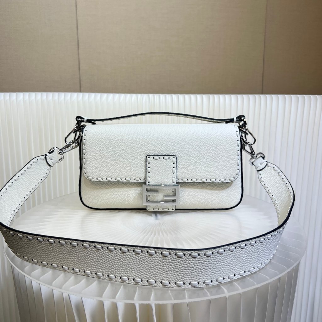 Fendi Baguette Bag in White