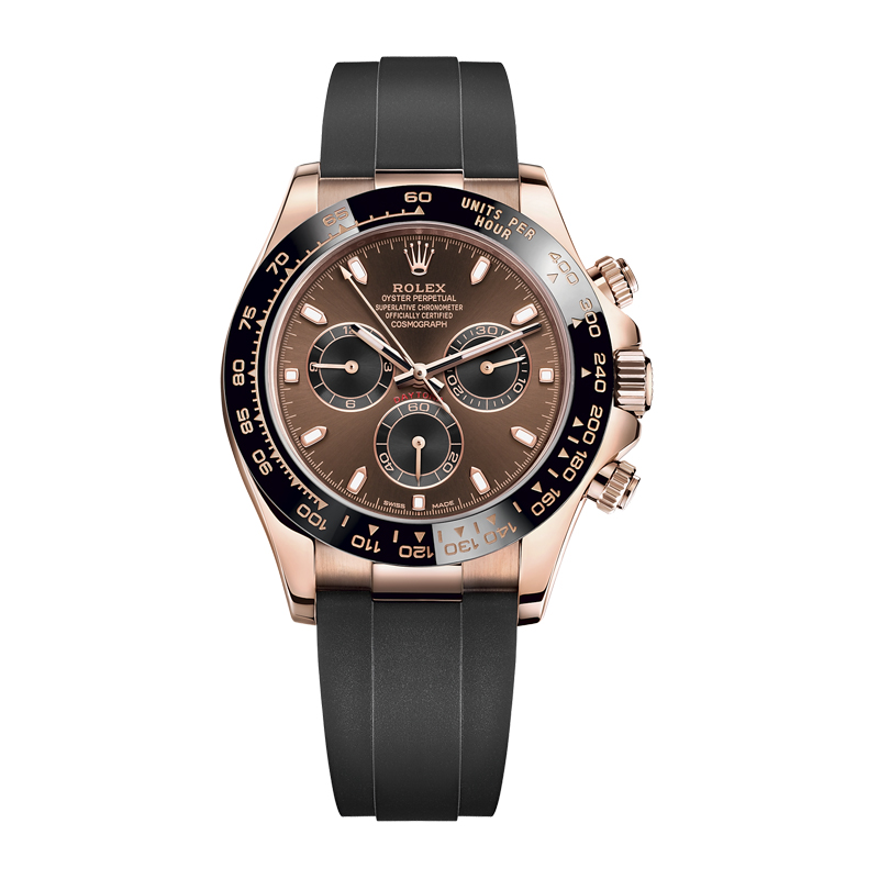 Rolex Cosmograph Daytona Everose Gold Chocolate Oysterflex M116515LN-0 40mm