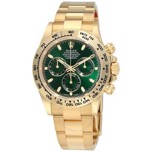 Cosmograph Daytona Green Dial 18K Yellow Gold VSF 40mm