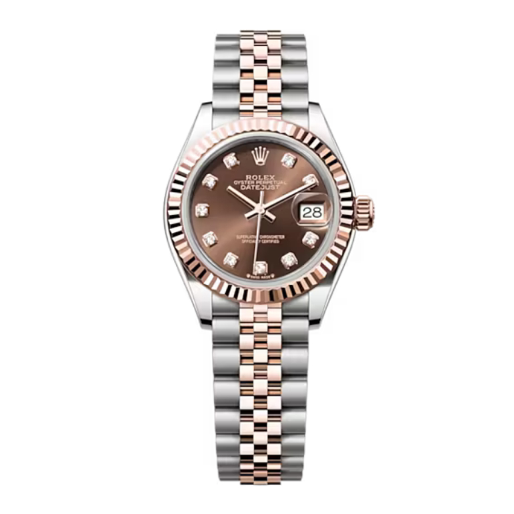 Rolex Lady-Datejust 28 Oystersteel and Everose Gold Women’s Watch 2791