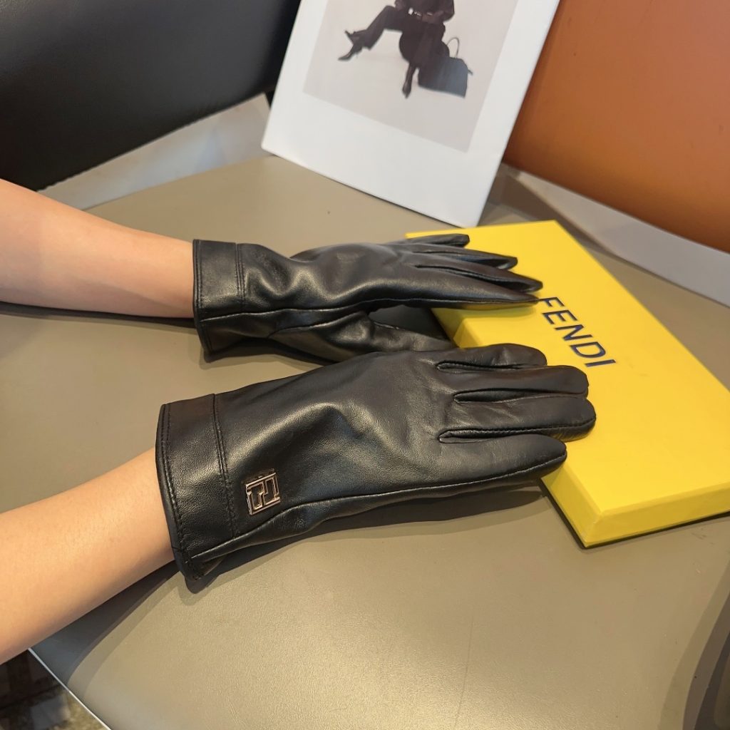 Fendi Women’s Lambskin Gloves