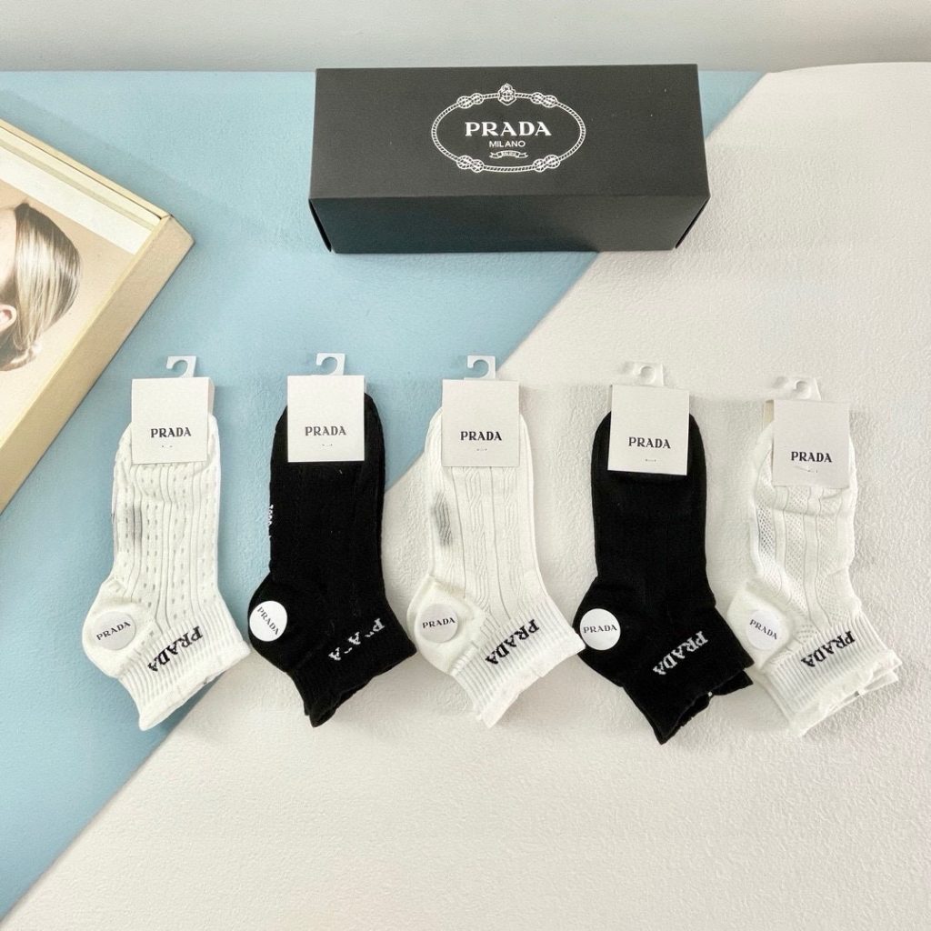 Prada high-end bestselling ankle socks