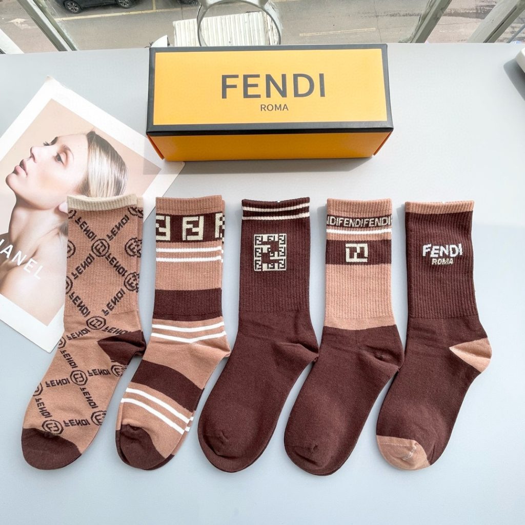 Fendi Big F New Knee-High Socks