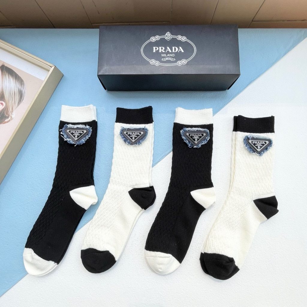 Prada Bestselling Knee-High Socks