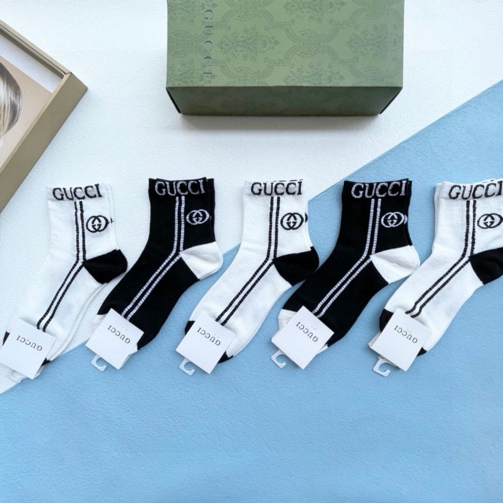 Gucci High-Quality Pure Cotton Super Popular Influencer Socks