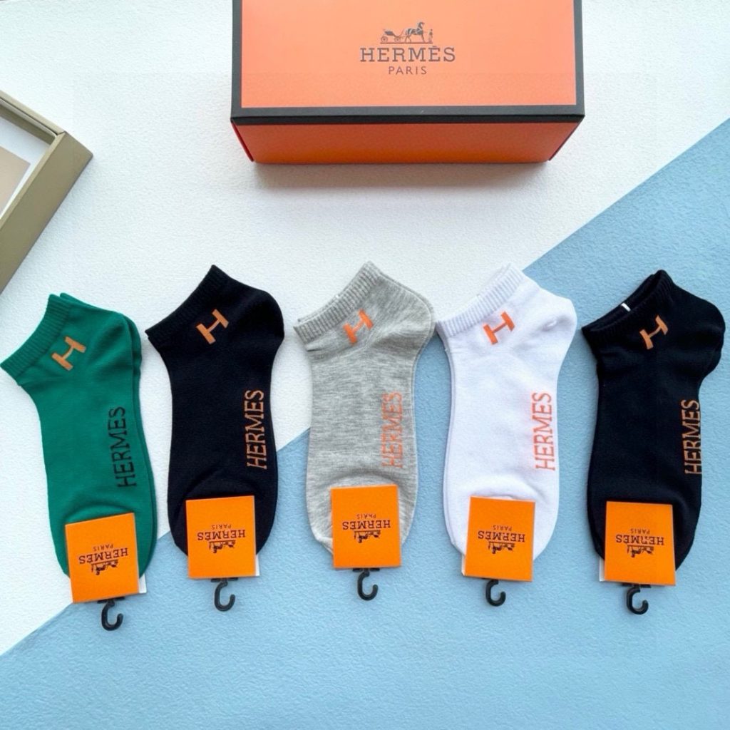 Hermès Classic Pure Cotton Short Socks