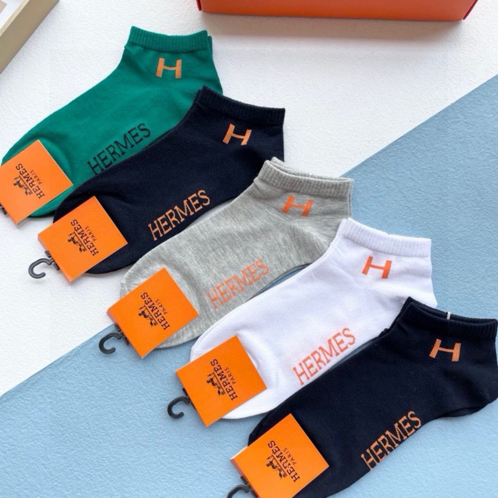 Hermès Classic Pure Cotton Short Socks