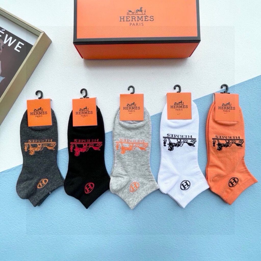 Hermès Classic Pure Cotton Short Socks