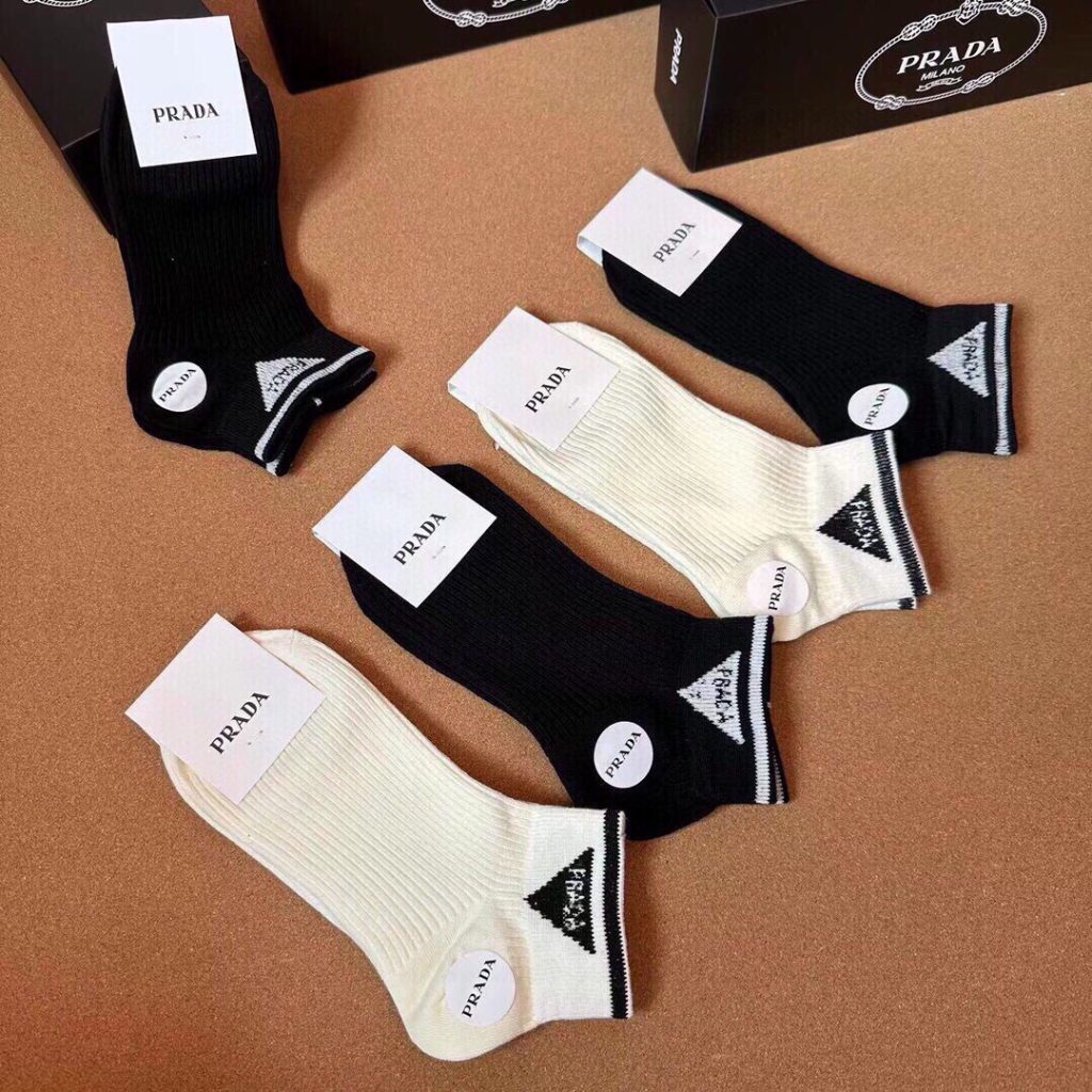 Prada New Classic Logo Socks