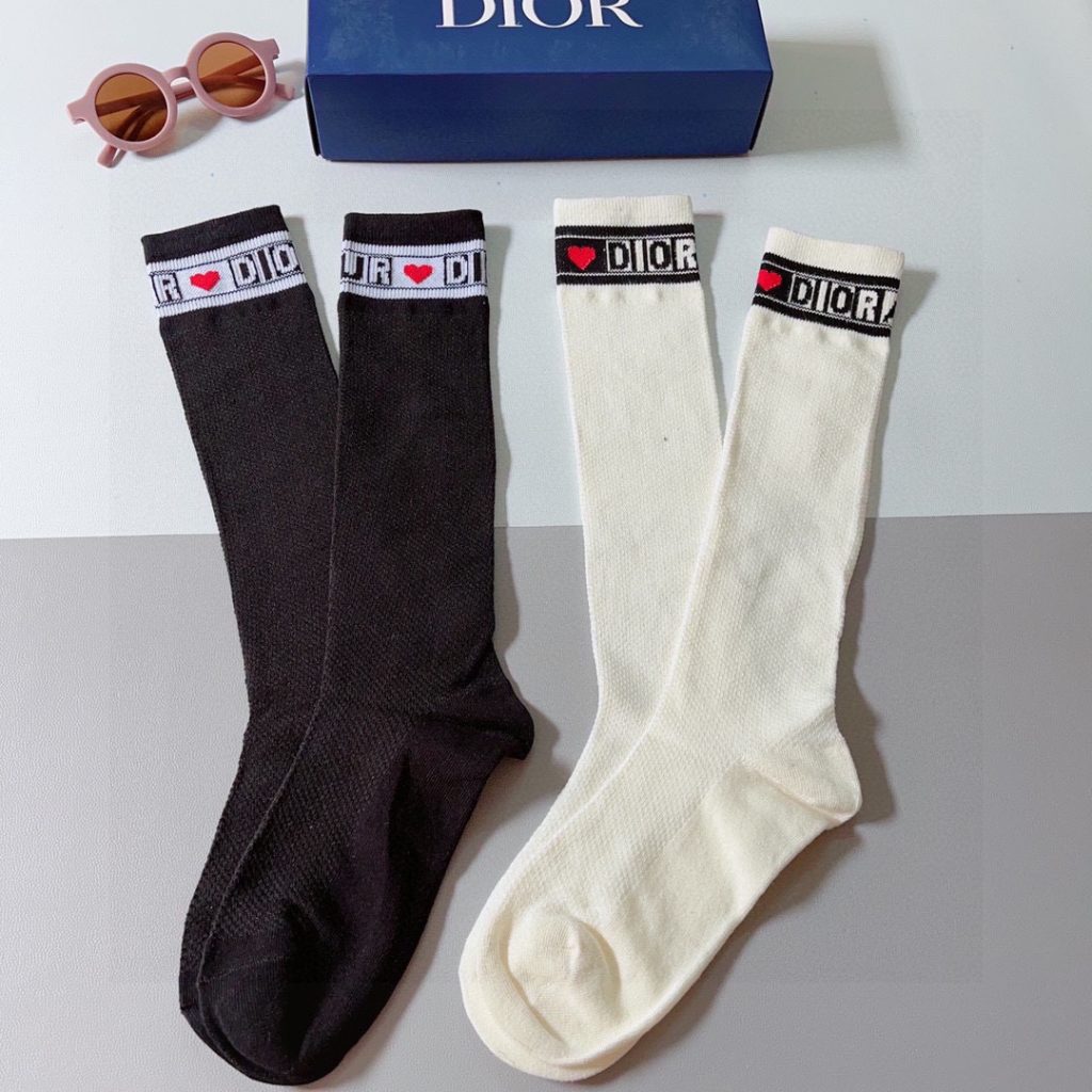 DIOR Mesh Calf Socks