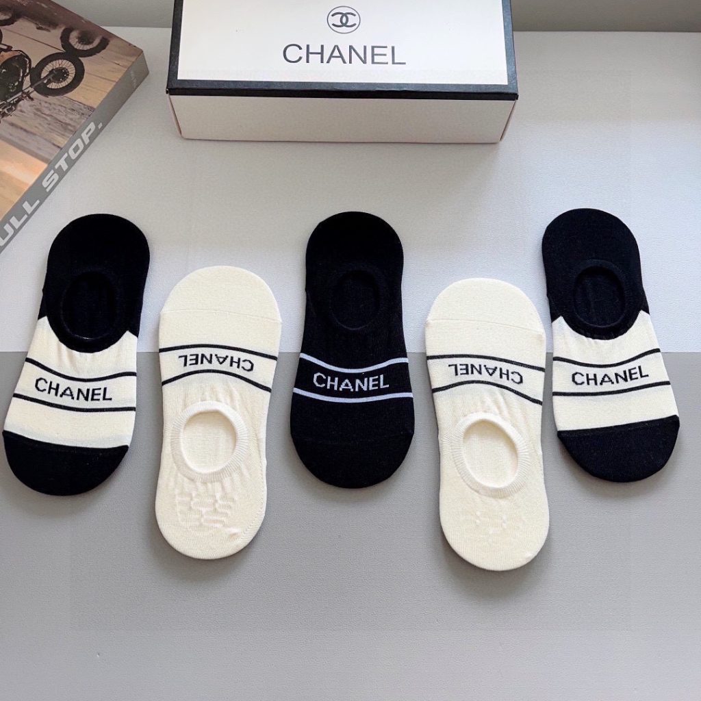 CHANEL Classic No-Show Socks