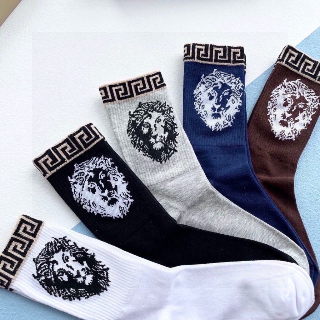 VERSACE High-Calf Socks