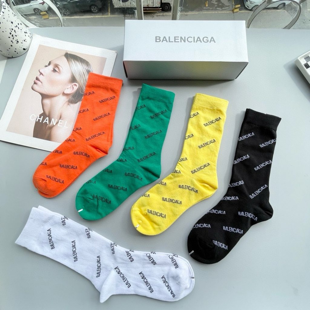 BALENCIAGA · High-Cut Iconic Socks