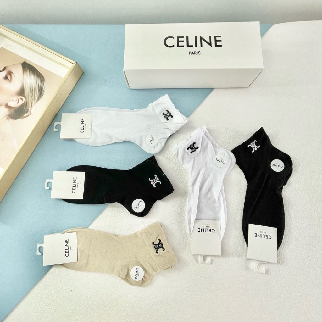 CELINE · Trendy Low-Cut Socks