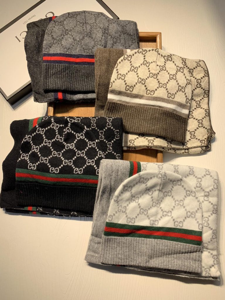 Gucci Wool Hat & Scarf Set – Stylish and Warm Winter Essential