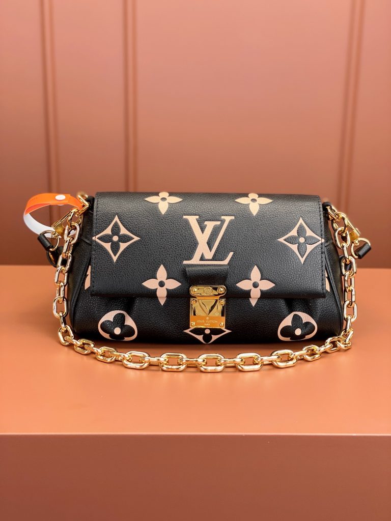 The Louis Vuitton FAVORITE handbag in black