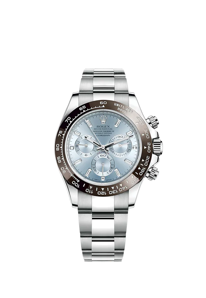 Rolex Cosmograph Daytona 40mm Platinum Ice-Blue Dial m116506 Series