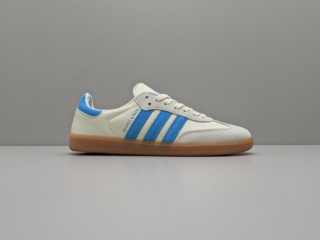 Sporty & Rich x adidas Samba OG ‘Cream Blue’ IE7096