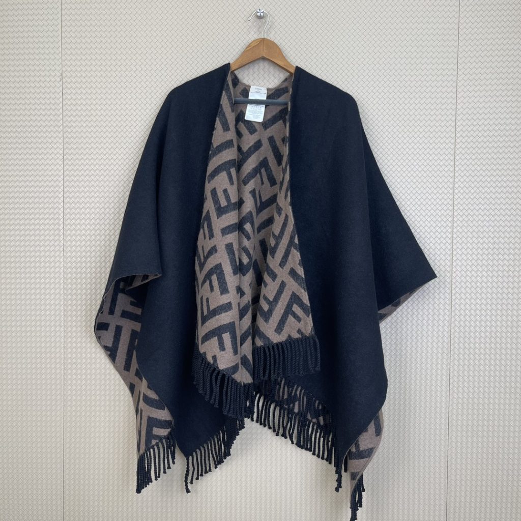 Fendi Classic Tassel Reversible Cape