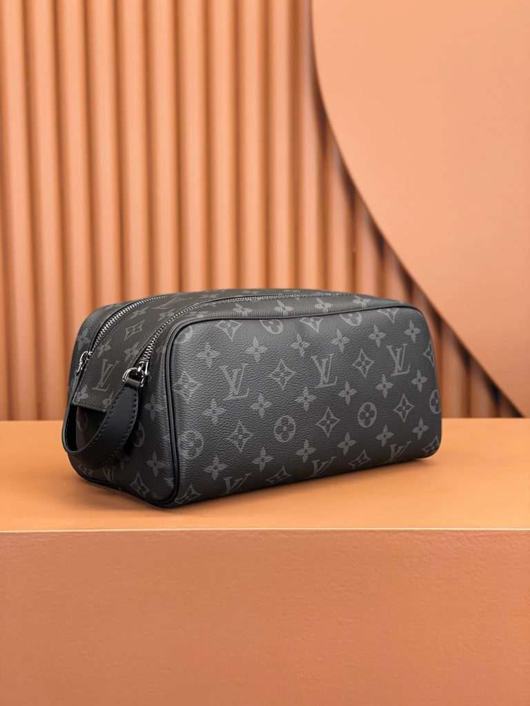 Louis Vuitton DOPP KIT Toiletry Bag  M46354 Black Monogram