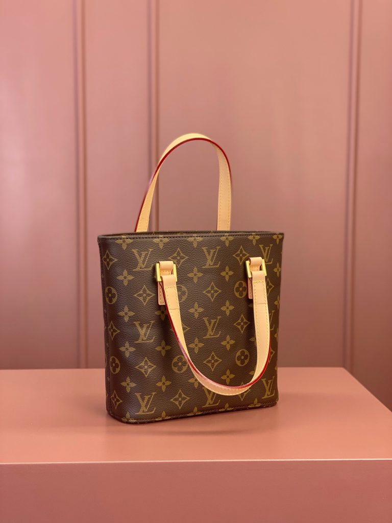 Louis Vuitton Vavin petit modèle en toile monogram et cuir naturel