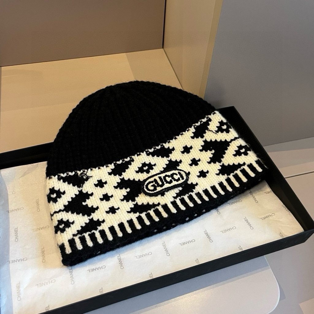 Gucci Knit Wool Beanie, Unisex