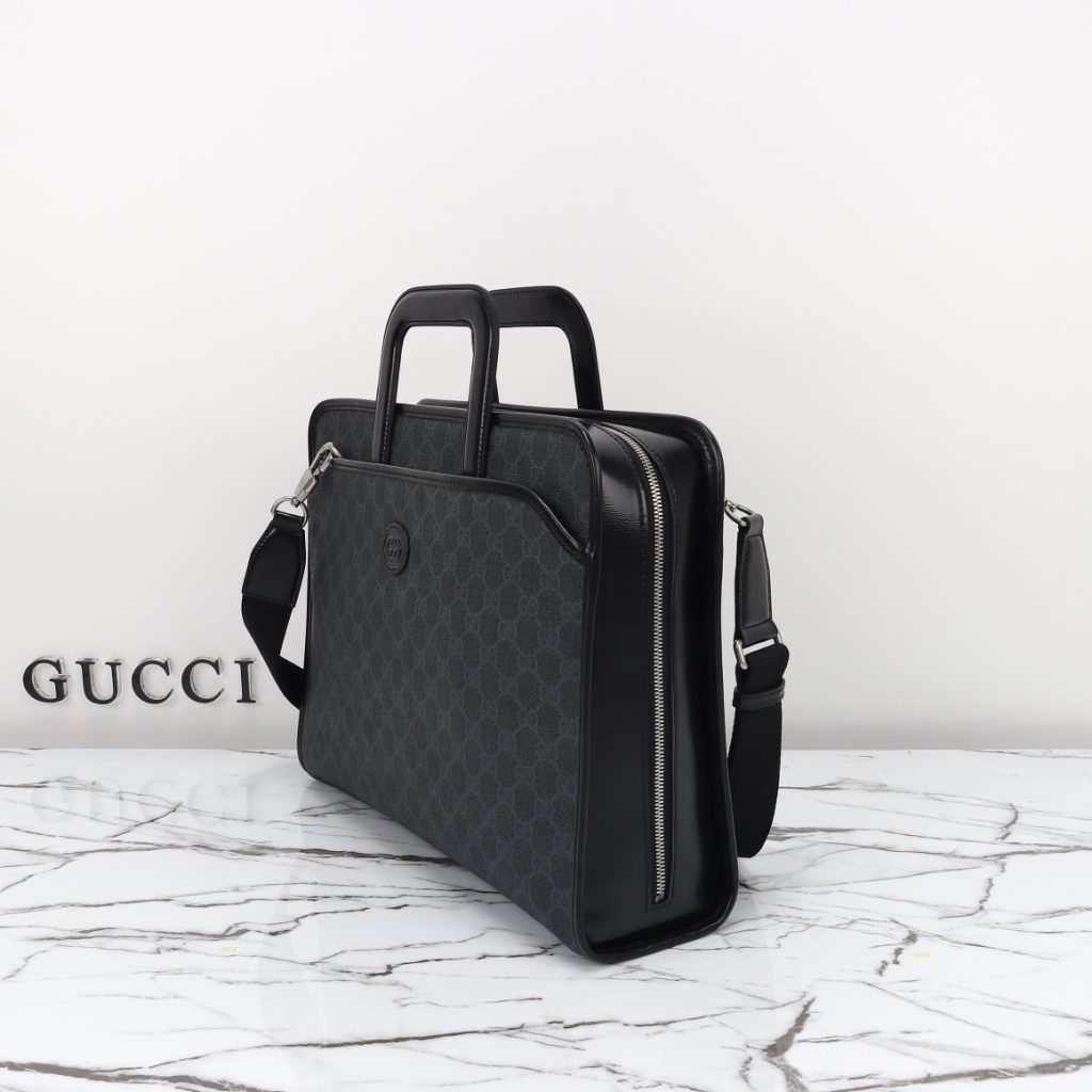 Gucci Briefcase in GG Supreme Canvas