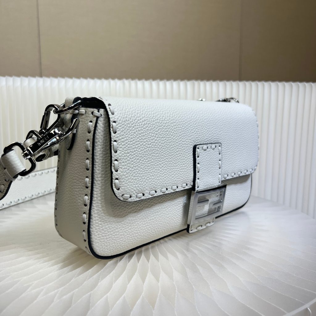 Fendi Baguette Bag in White