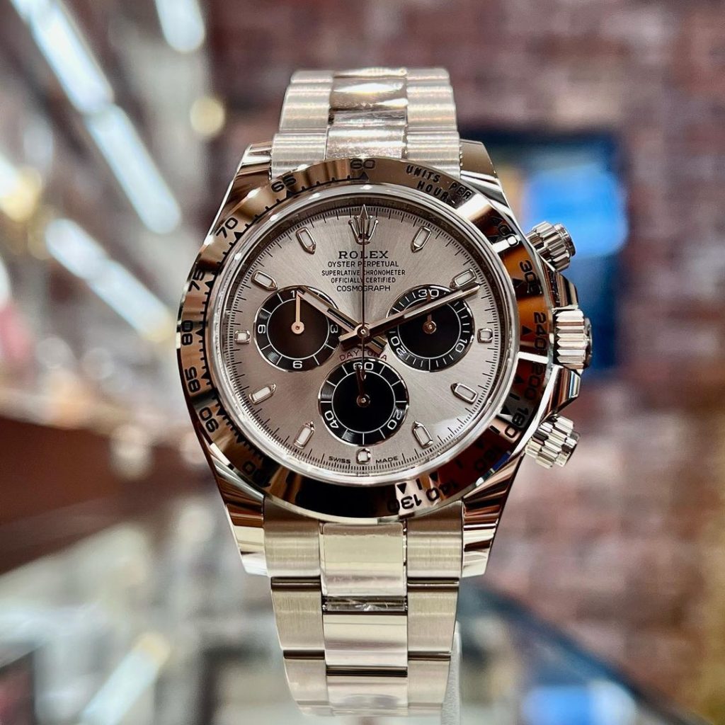 Rolex White Gold Daytona 116509 Steel and Black 40mm