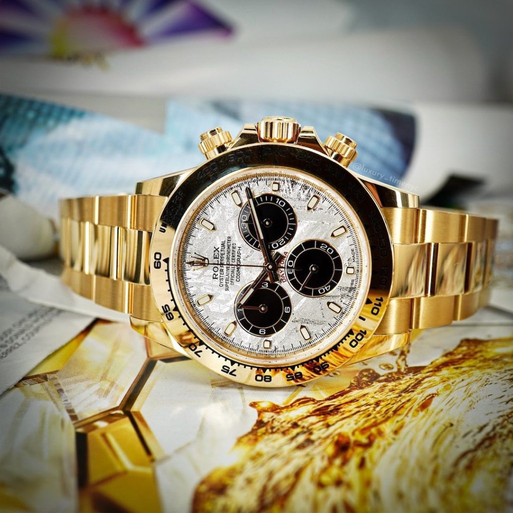 Rolex Cosmograph Daytona Yellow Gold Meteorite 116508-0015 42mm