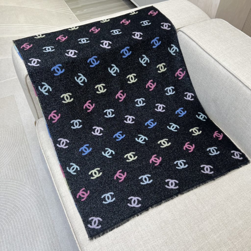 Chanel Rainbow Shawl Scarf