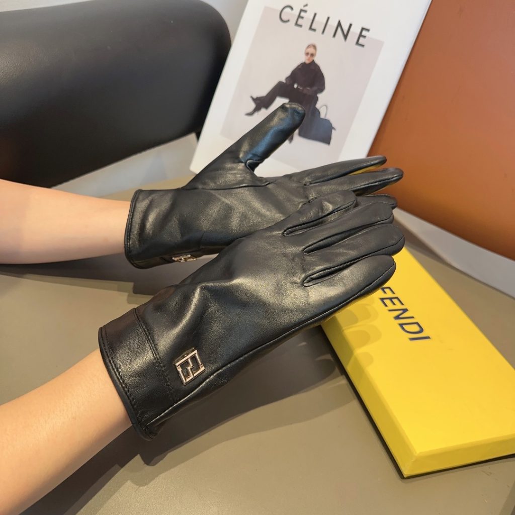 Fendi Women’s Lambskin Gloves