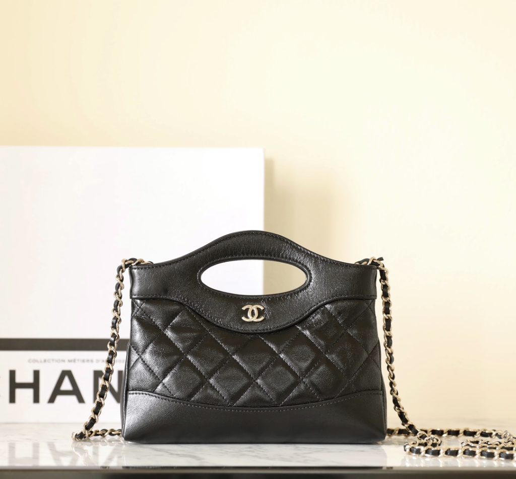 Chanel Nano 31 Bag in black