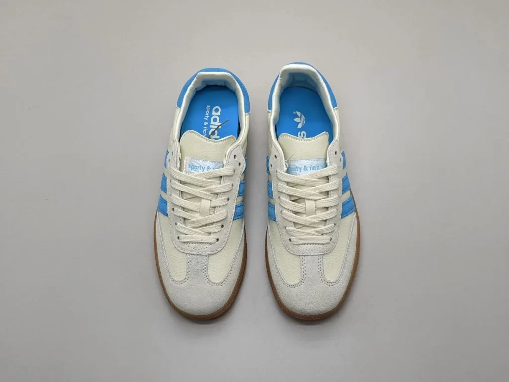 Sporty & Rich x adidas Samba OG ‘Cream Blue’ IE7096