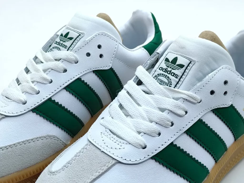 Adidas Samba X LG Cloud White Green Gum IE1375