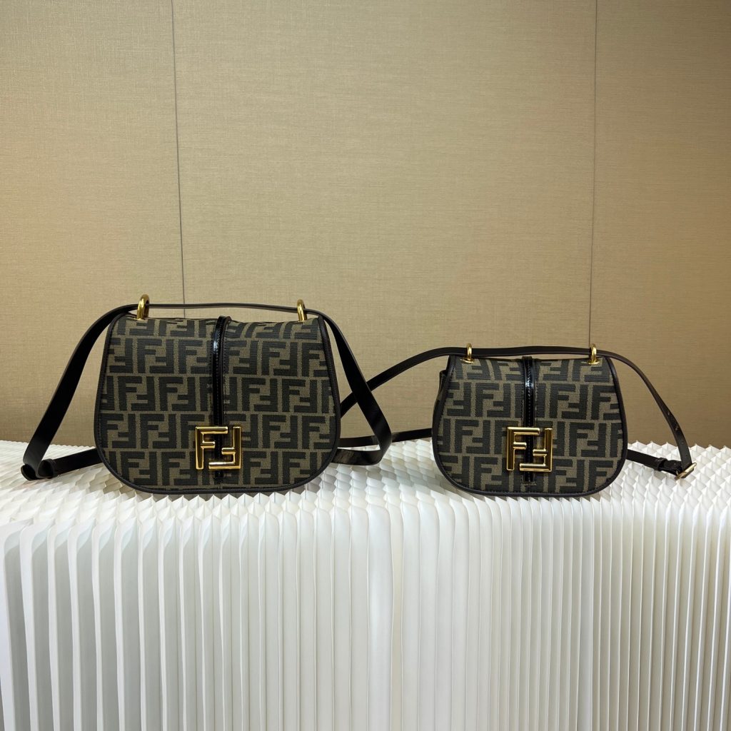 Fendi Saddle Bag with FF Monogram