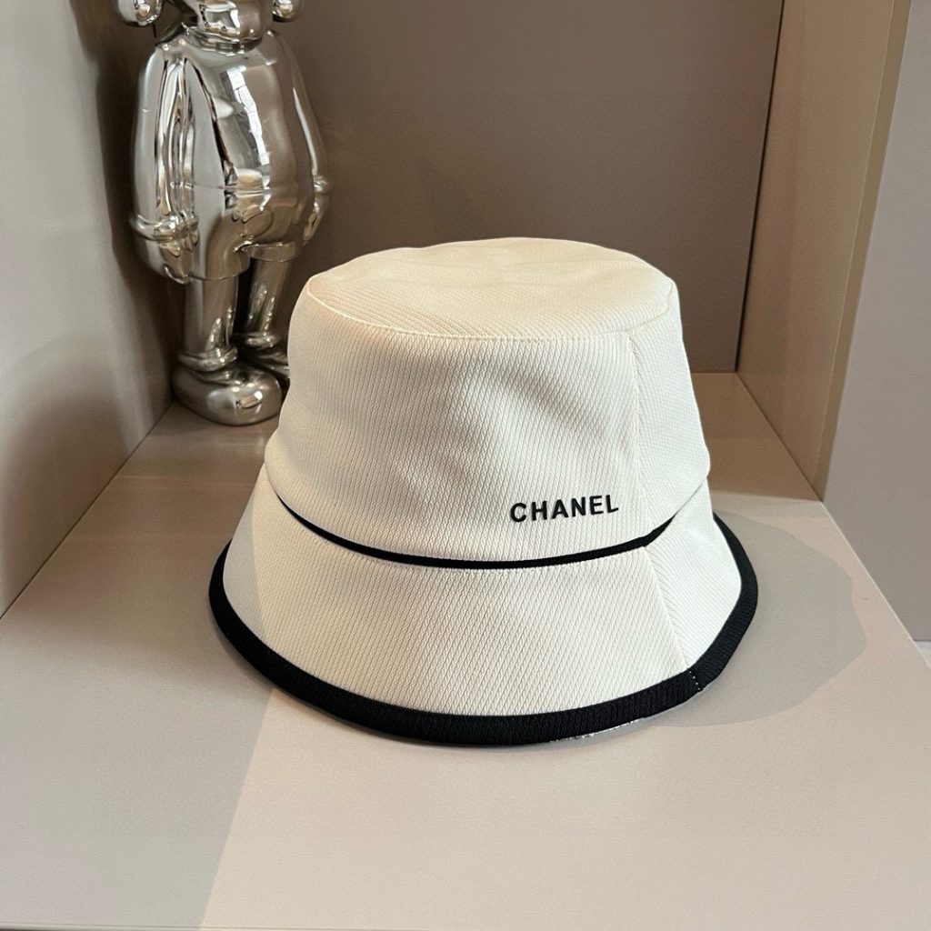 CHANEL New Fisherman Hat, Premium Custom Fabric, 57cm Head Circumference