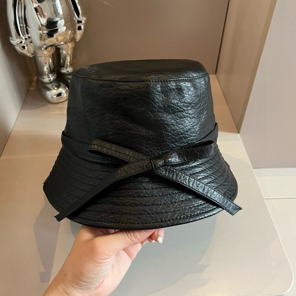 Louis Vuitton Washed Leather Fisherman Hat, 57cm Head Circumference