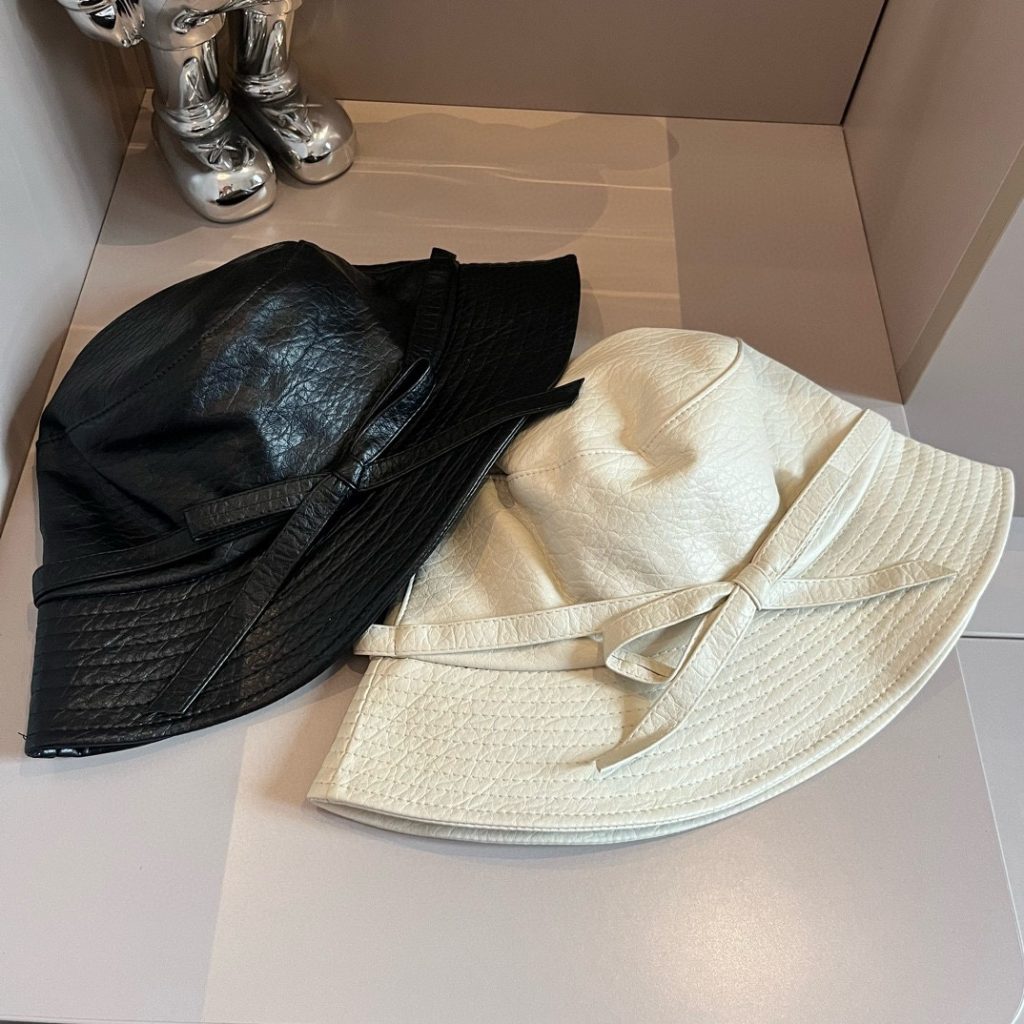 Louis Vuitton Washed Leather Fisherman Hat, 57cm Head Circumference