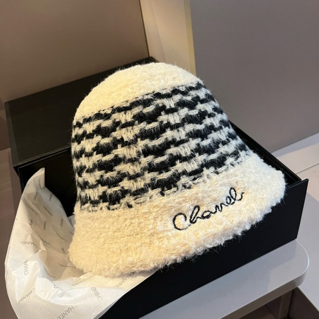 CHANEL Lambswool Fisherman Hat