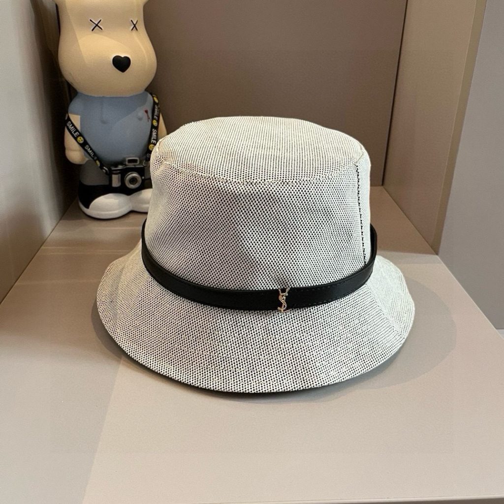 YSL New Fisherman Hat, Belted Fisherman Fedora, High-End Custom Design