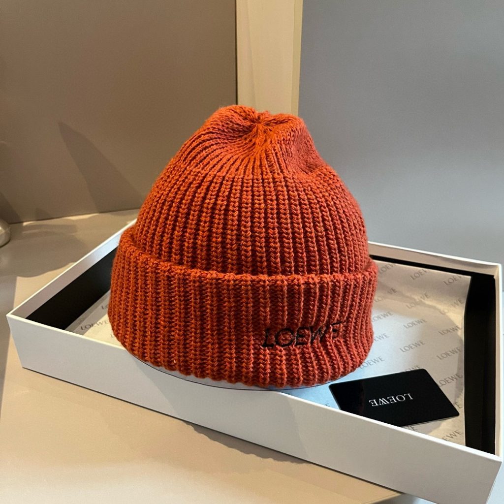 LOEWE New Knitted Beanie, Wool Hat