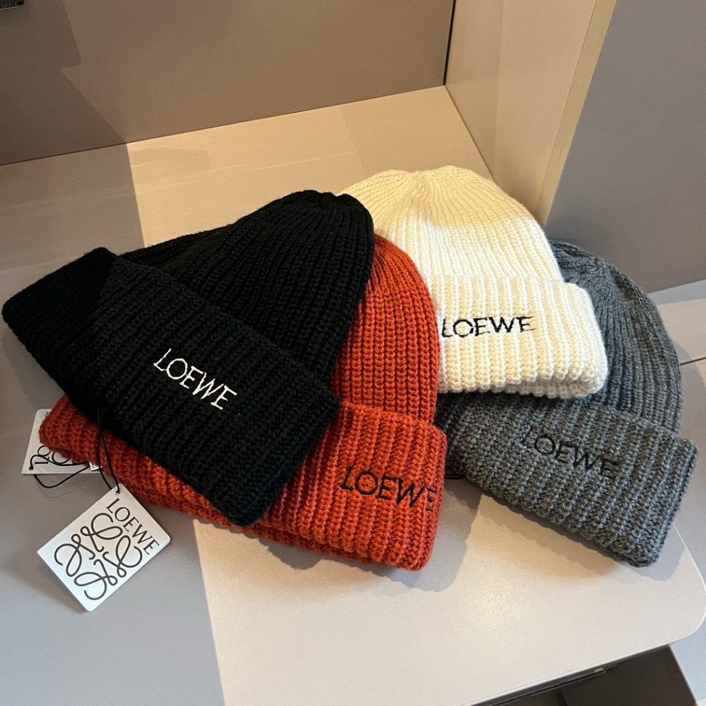 LOEWE New Knitted Beanie, Wool Hat