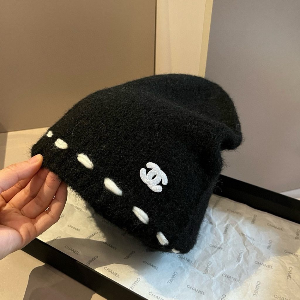 CHANEL Knit Wool Beanie